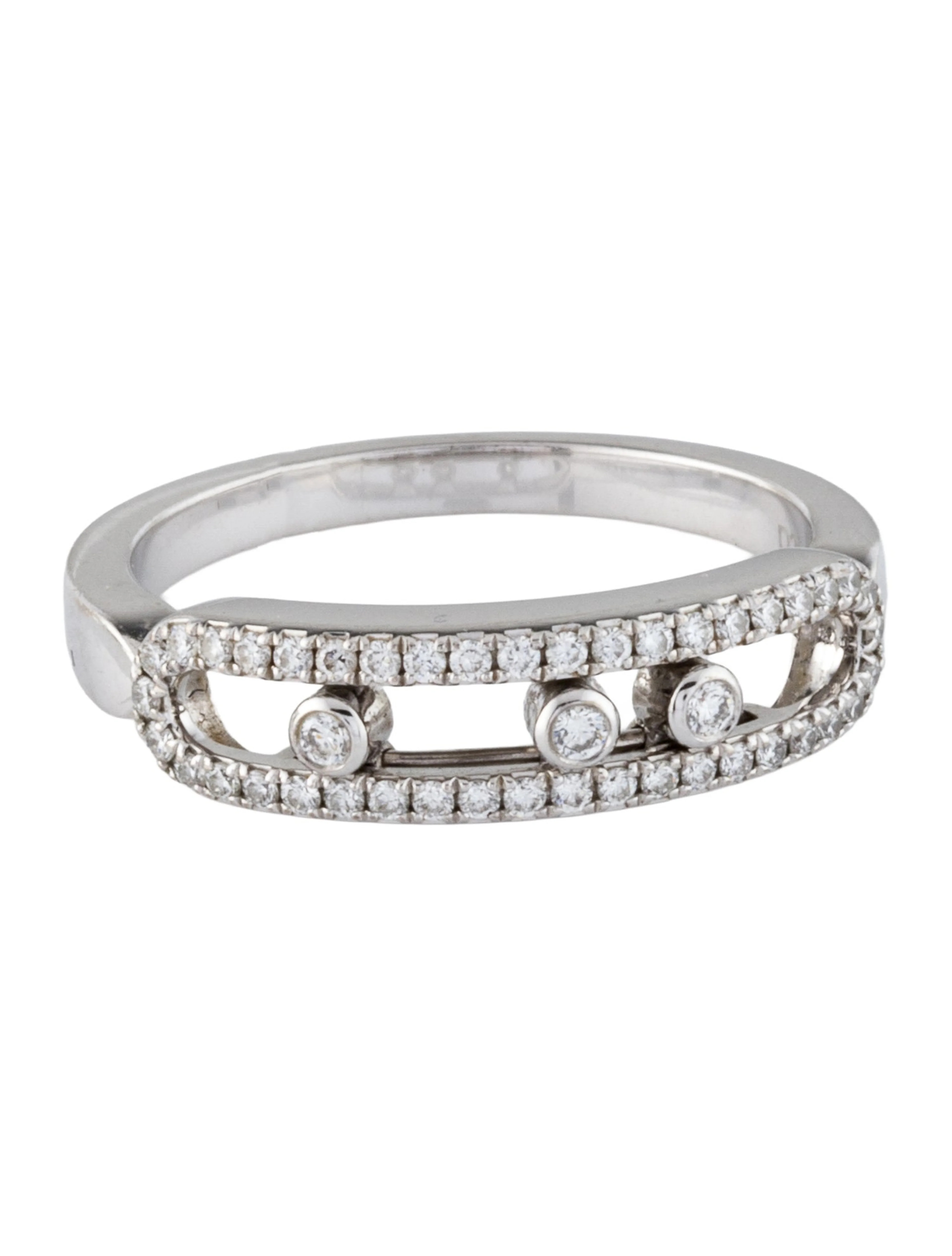 18K Diamond Baby Move Pav\u00e9 Ring | The RealReal