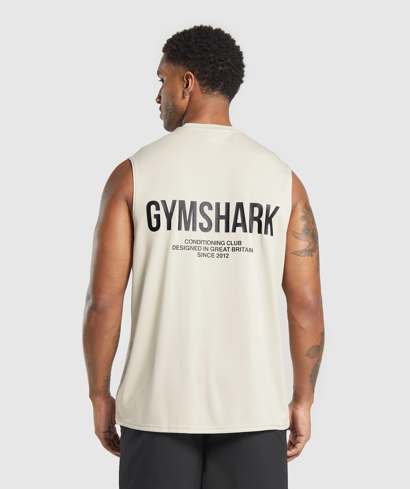 Gymshark Conditioning Club Tank - Pebble Grey | Gymshark US