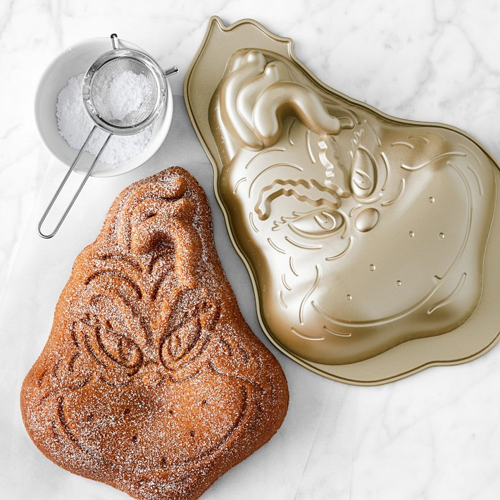 The Grinch™ Nonstick Cast Aluminum Cake Pan | Williams-Sonoma