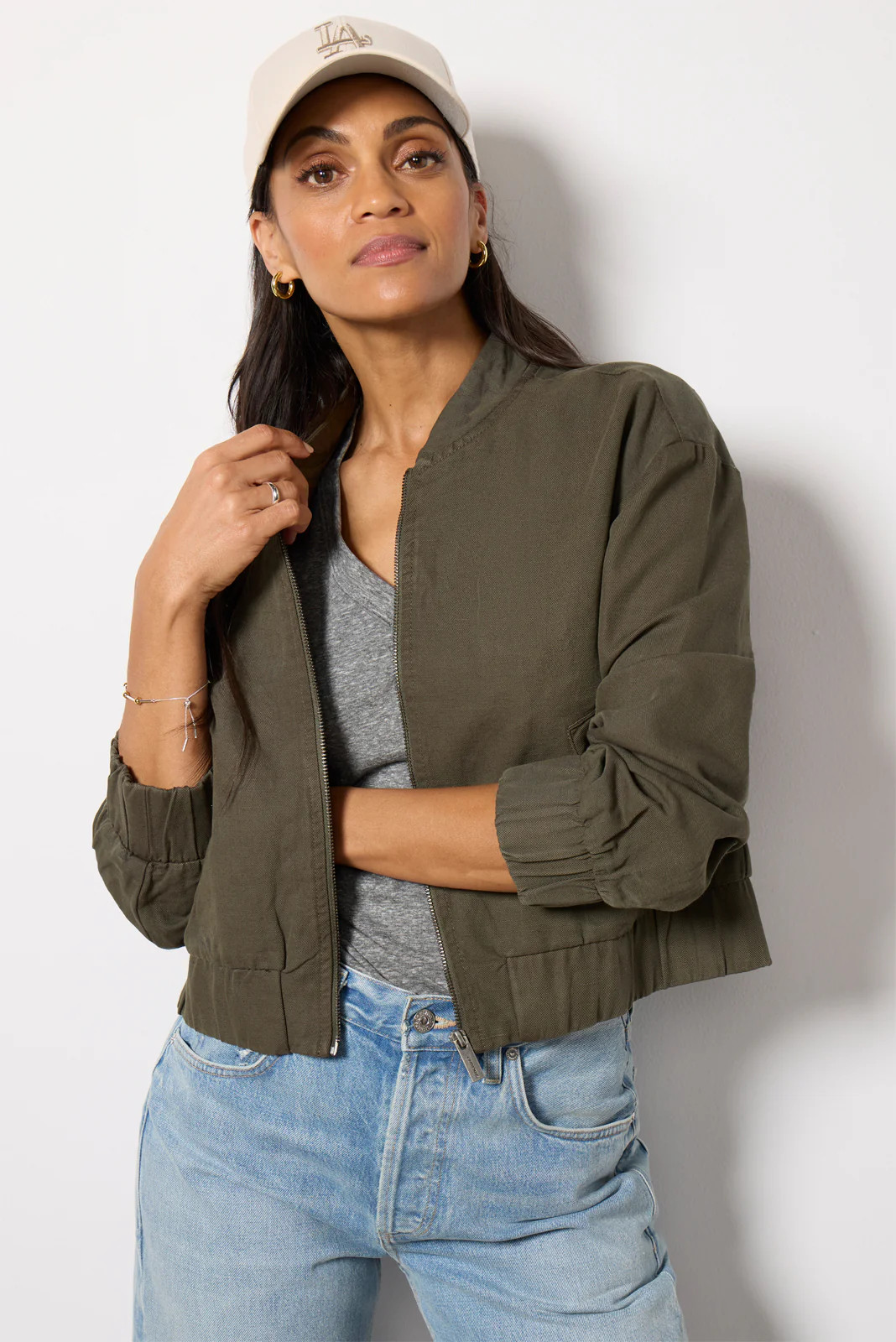 Linen Bomber | Evereve