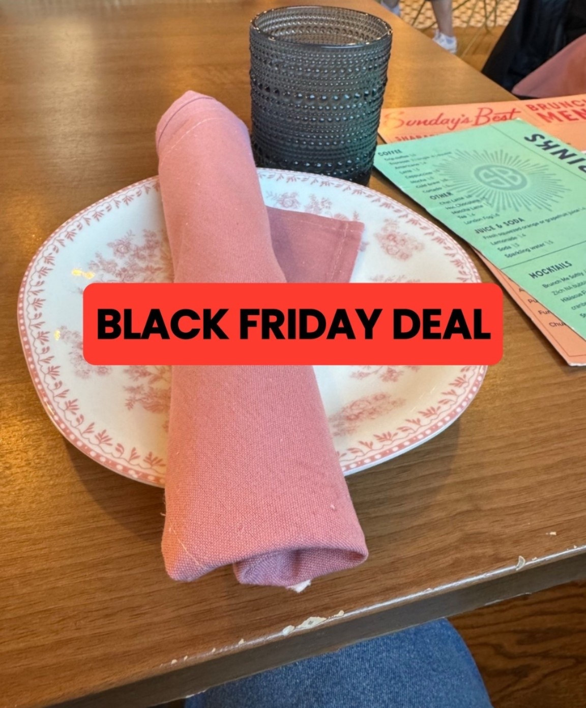 BLACK FRIDAY DEAL! Pretty in pink meets a pop of sparkle 💫 Set the scene with a delicate pink floral plate, soft pink cloth napkin, and a gorgeous blue jeweled cocktail glass—perfect for elevating any brunch or dinner table. 🎀 

Elevated Black Friday + Cyber Monday vibes — such a timeless Christmas gift 🎁 

#LTKCyberWeek #LTKGiftGuide 

#LTKSaleAlert