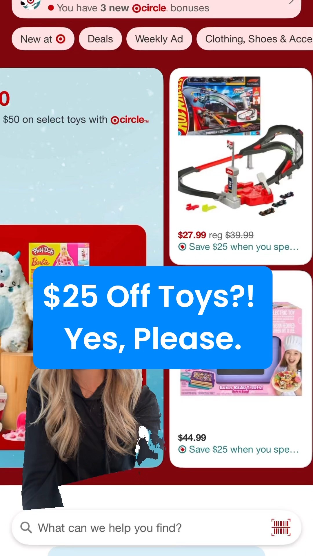 Target Toy Deals | Spend $100 Get $25 Off — Best Gifts for Kids!

⸻

Target is running one of the best toy promotions of the season, and I rounded up the top deals you’ll want to grab before they sell out! 🎁✨

Right now you can save $25 when you spend $100 or $10 when you spend $50 on select toys. This includes popular brands, holiday gifts, toddler toys, activity sets, STEM toys, Hot Wheels, dolls, pretend play, and more.

If you’re shopping for kids, grandkids, nieces, nephews, or stocking up for birthday parties next year — this is the time to save. I’ve linked all of the best value picks, top-rated toys, and parent-approved favorites below to make shopping super easy.

🛒 Deal Highlights:
– Spend $100 → Get $25 off
– Spend $50 → Get $10 off
– Applies to select toys (updated list linked)
– Limited-time Target Circle offer

Shop quickly — these ALWAYS go fast!
Follow me on LTK for daily deals + gift guides. 💛

#targetdeals #targettoysale #targettoydeals #giftguideforkids #holidaytoylist #affordablegifts #momapprovedtoys #budgetfriendlygifts #LTKkids #LTKdealalert

#LTKKids #LTKSaleAlert #LTKGiftGuide