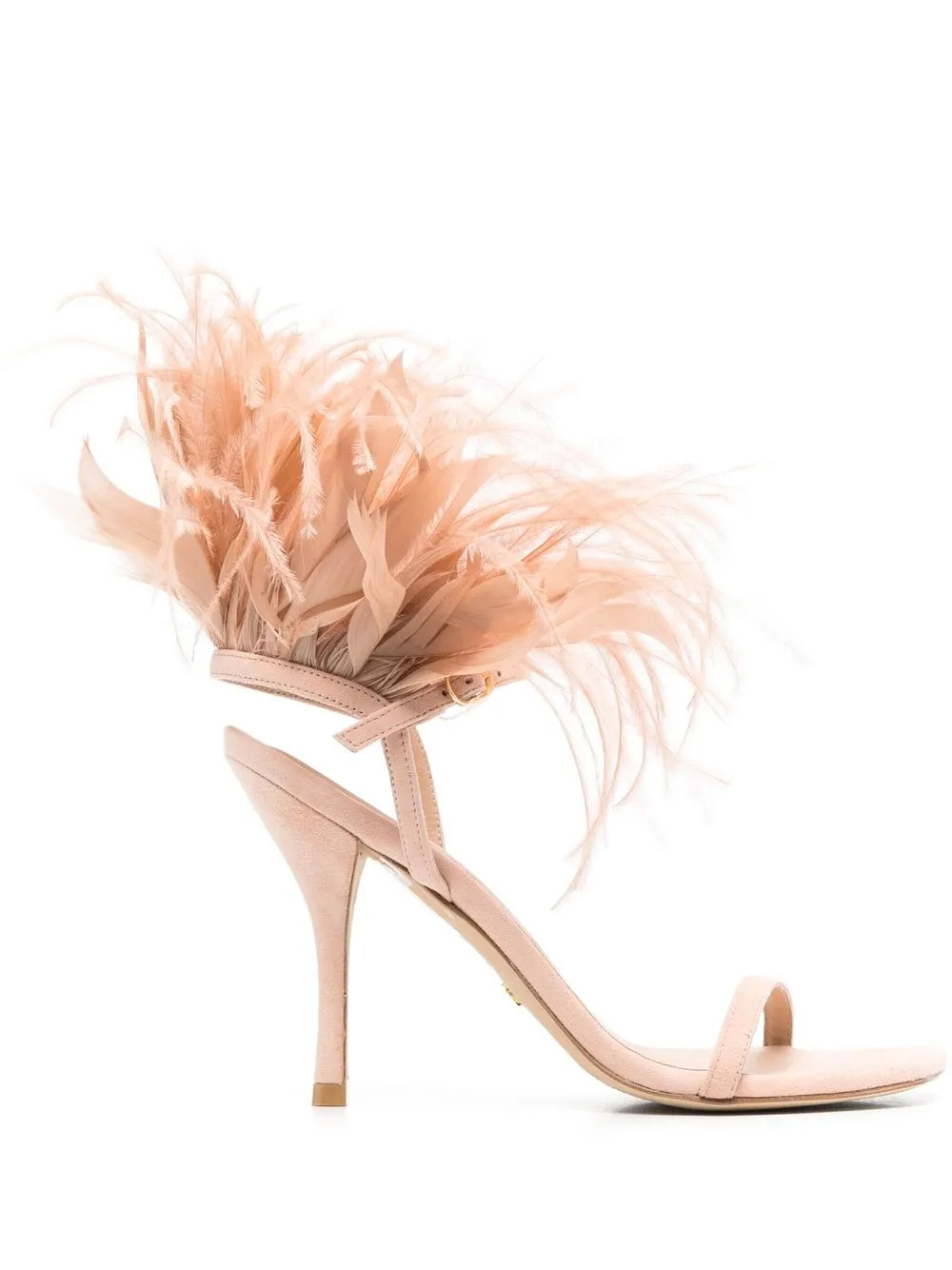 Stuart Weitzman Plume 100mm Sandals - Farfetch | Farfetch Global