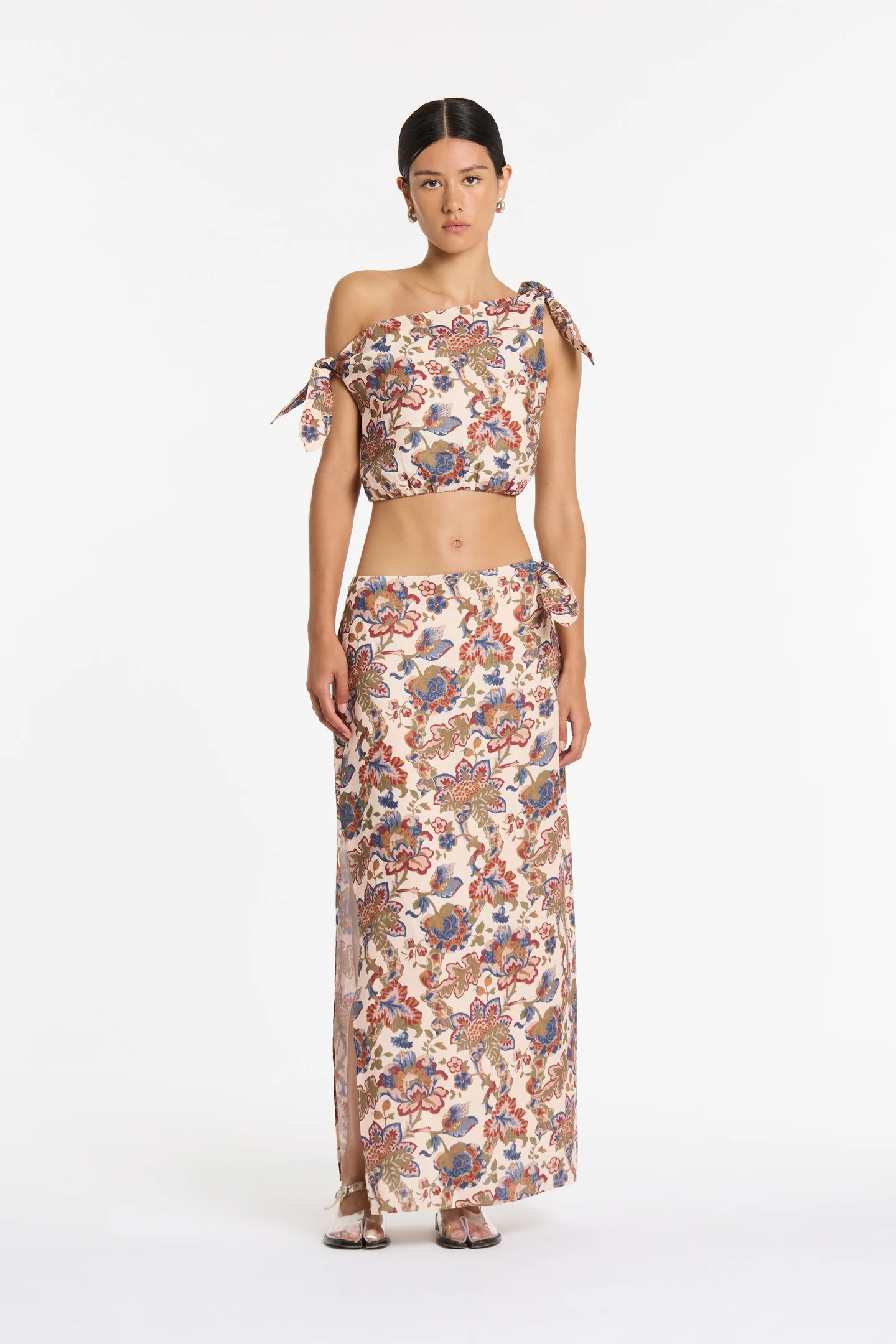 Bettina Tie Midi Skirt | Sir The Label (US)