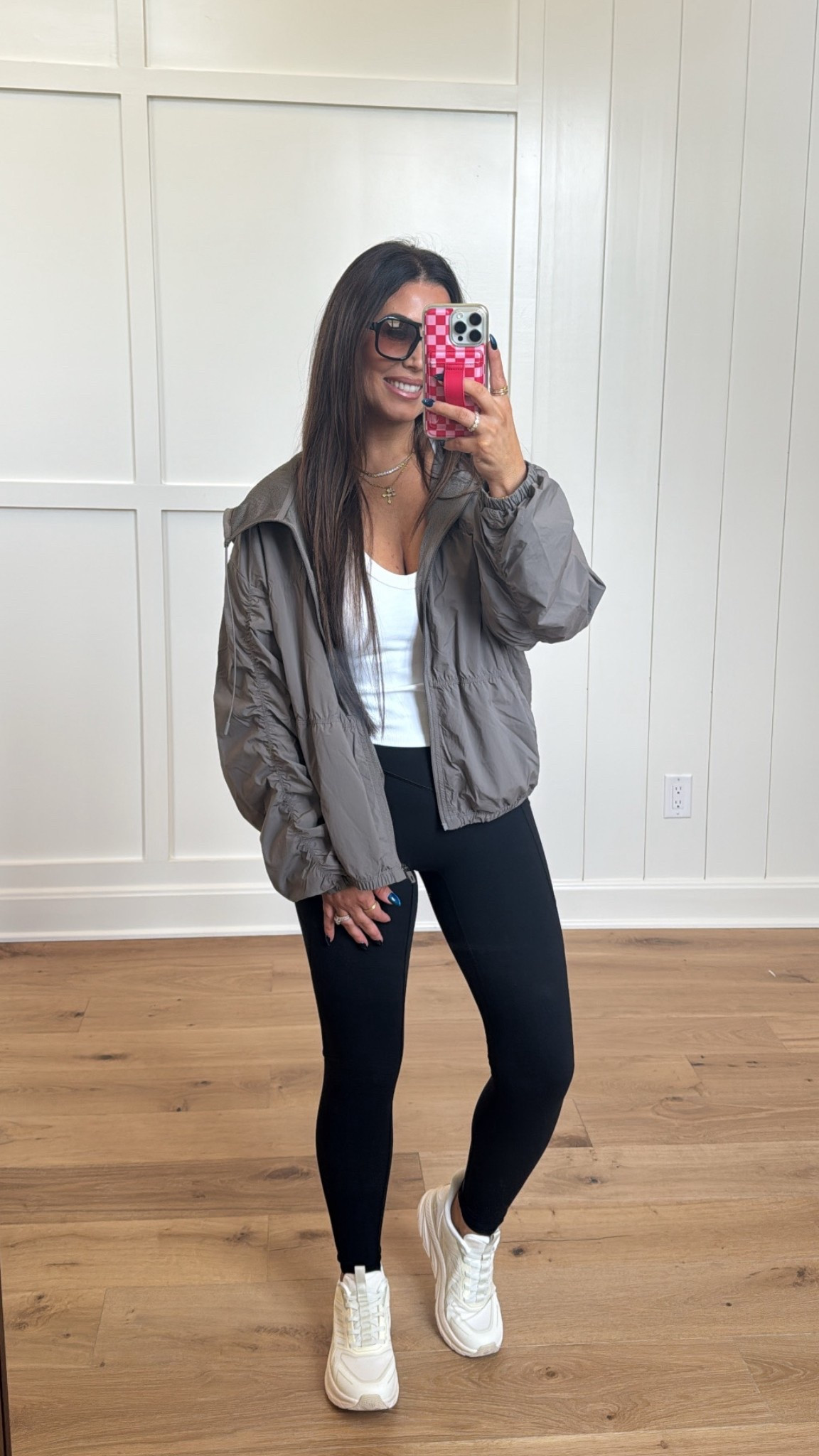 This lightweight spring jacket from Walmart is so good!!! ￼#walmart I’m in a size large 

#LTKootd #LTKOver40 #LTKgrwm