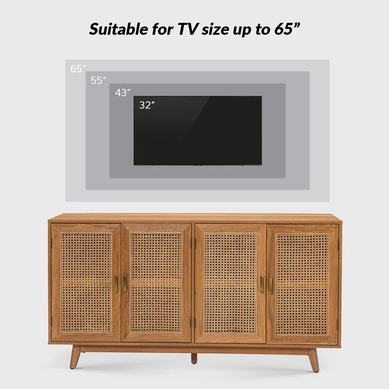 Kelly Clarkson Home Emily 56.8'' Media Console & Reviews | Wayfair | Wayfair North America