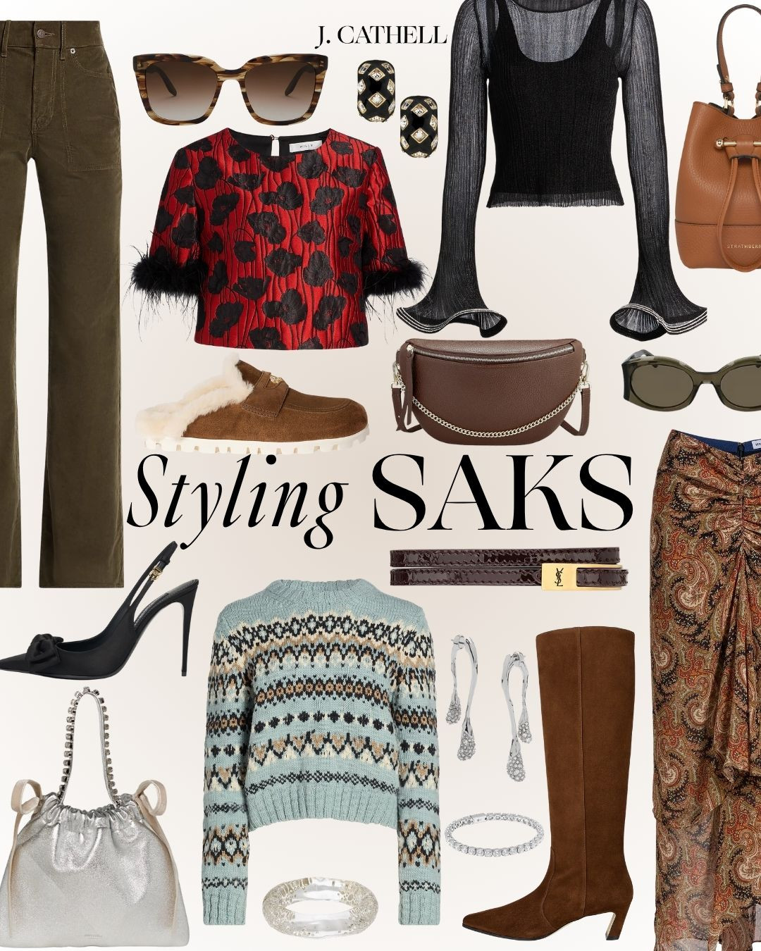 Saks Winter Elegance is live! ❄️✨ I pulled together a full collection of chic, wearable winter outfits—think luxe textures, elevated layers, rich neutrals, and pops of seasonal color that instantly upgrade your cold-weather style. From shearling and faux-fur accents to polished cardigans, timeless denim, and the coziest knits, these curated looks are perfect for everyday outings and holiday gatherings.

Shop every look on jcathell.com and in my LTK, including coats, boots, sweaters, accessories, and more from Saks’ best winter arrivals. Whether you're dressing for school drop-off, a work event, or festive nights out—you’ll find a polished outfit idea waiting for you.

Save this post for winter outfit inspiration and shop the full edit on my site! @saks #saks #sakspartner

#Saks #SaksStyle #WinterStyle #WinterOutfits #HolidayStyle #ChicLayers #ColdWeatherFashion #WomenOver30Style #ElevatedBasics #WinterWardrobe #OutfitInspiration #JCStyle #JCathell #LTKFinds #LTKStyle #ShopWithMe

#LTKOver40 #LTKShoeCrush #LTKStyleTip