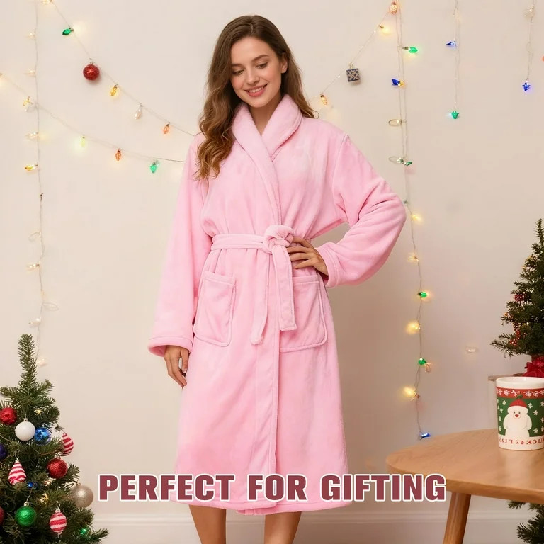 Cshidworld Bathrobe, Size M, Grey | Walmart (US)