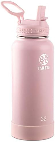 Takeya 51241 Actives Insulated Stainless Steel Water Bottle with Spout Lid, 32 oz, Blush | Amazon (CA)