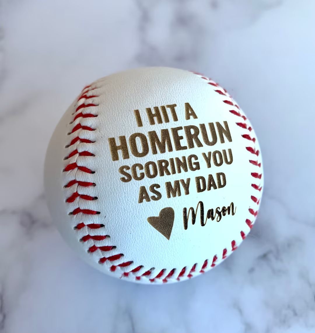 Fathers Day Baseball Personalized Gift | Etsy (US)