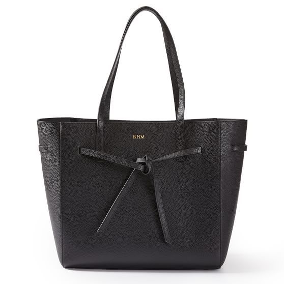 Leather Tie Tote | Mark and Graham