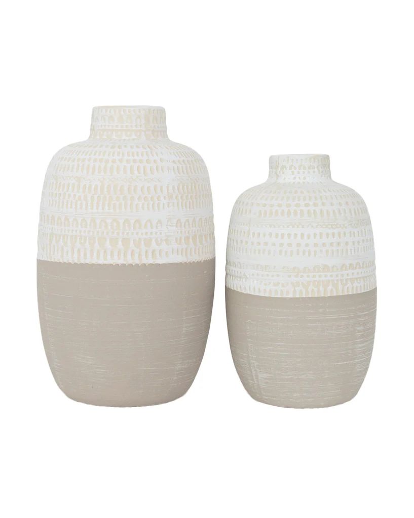 Stamped Tribal Vase | McGee & Co.