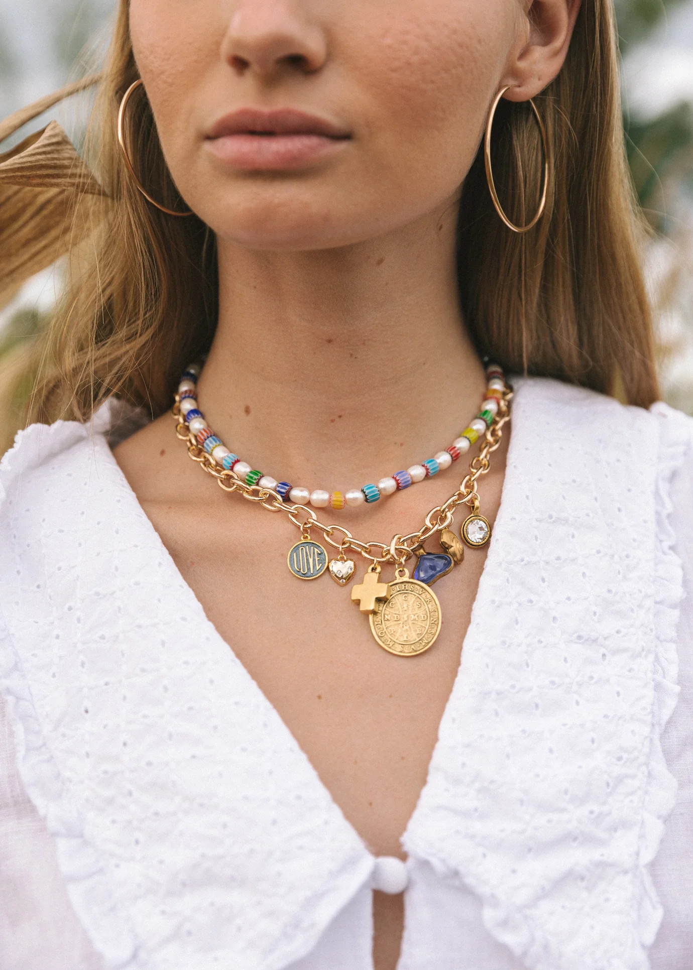 St. Benedict Charm Necklace | Logan Tay