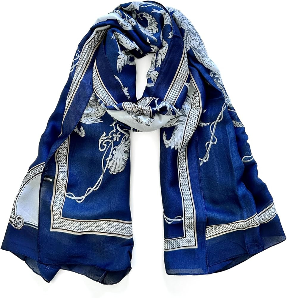 Wrapables® Silk Like Satin Polyester Large Scarf Wrap | Amazon (US)