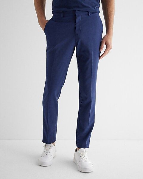 Slim Blue Modern Tech Suit Pant | Express