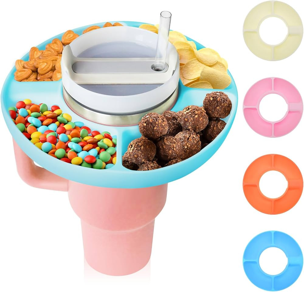 Snack Bowl for Stanley 30/40 oz Tumbler with Handle, Reusable Cup Accessories Compatible for Stan... | Amazon (US)