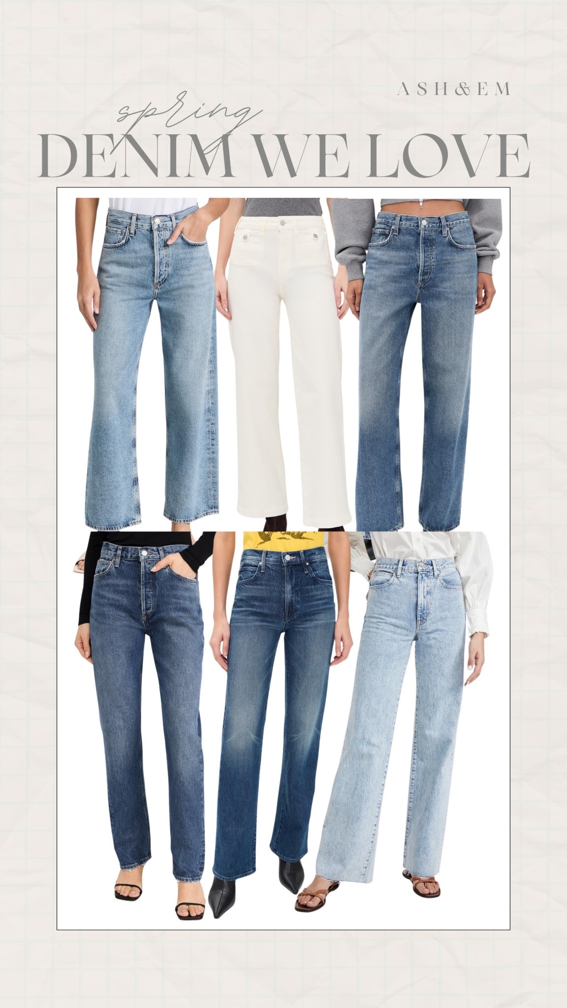 Some of our favorite denim styles!! 🤍 versatile washes, flattering lengths, and everyday looks you’ll keep reaching for!