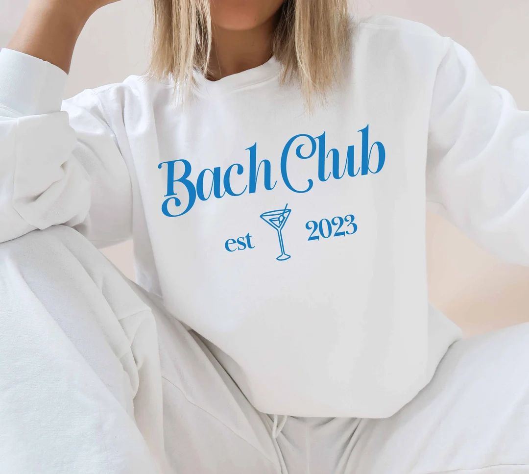 Bachelorette Sweatshirt Bachelorette Party Crewneck Bach - Etsy | Etsy (US)