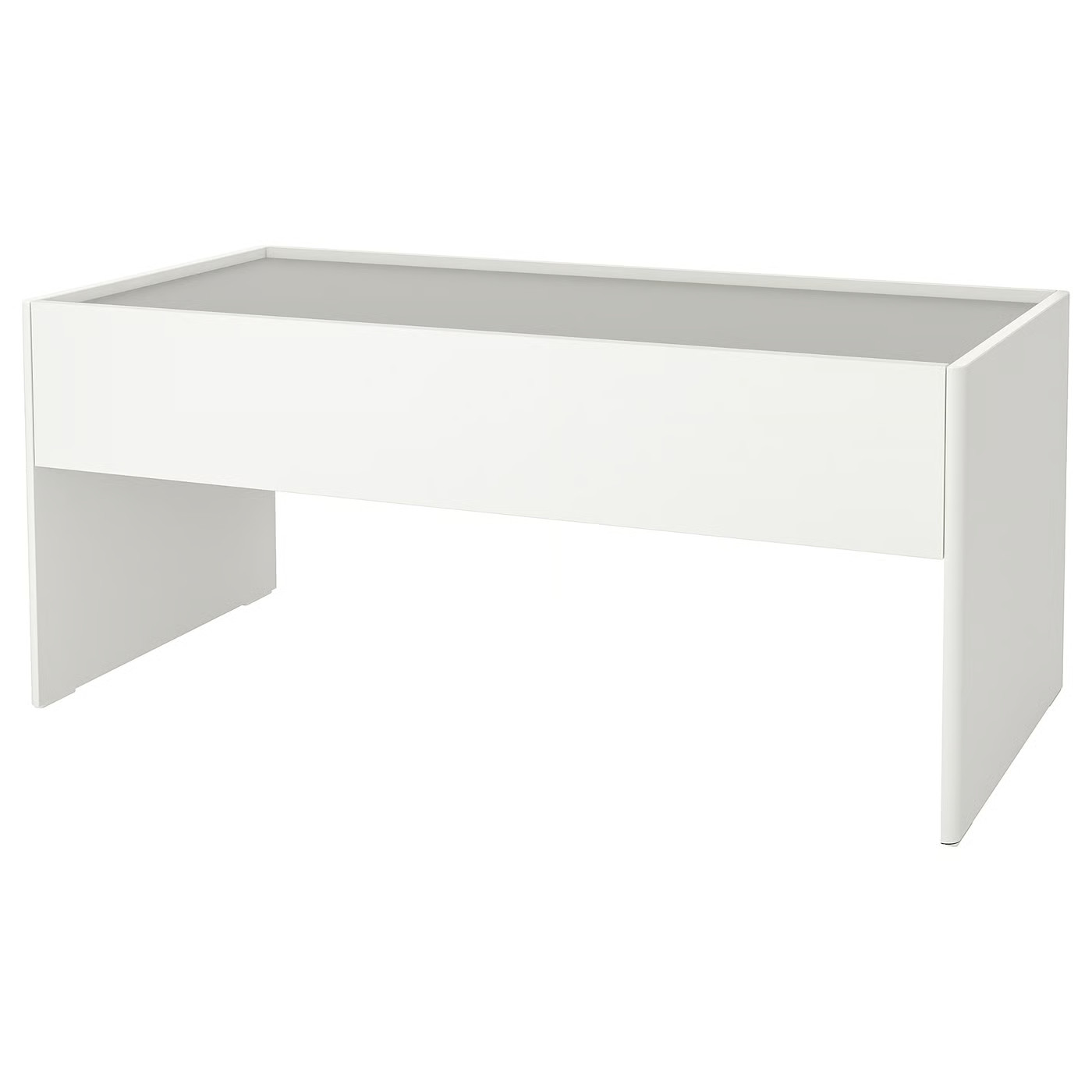 DUNDRA Activity table with storage, white/gray | IKEA US