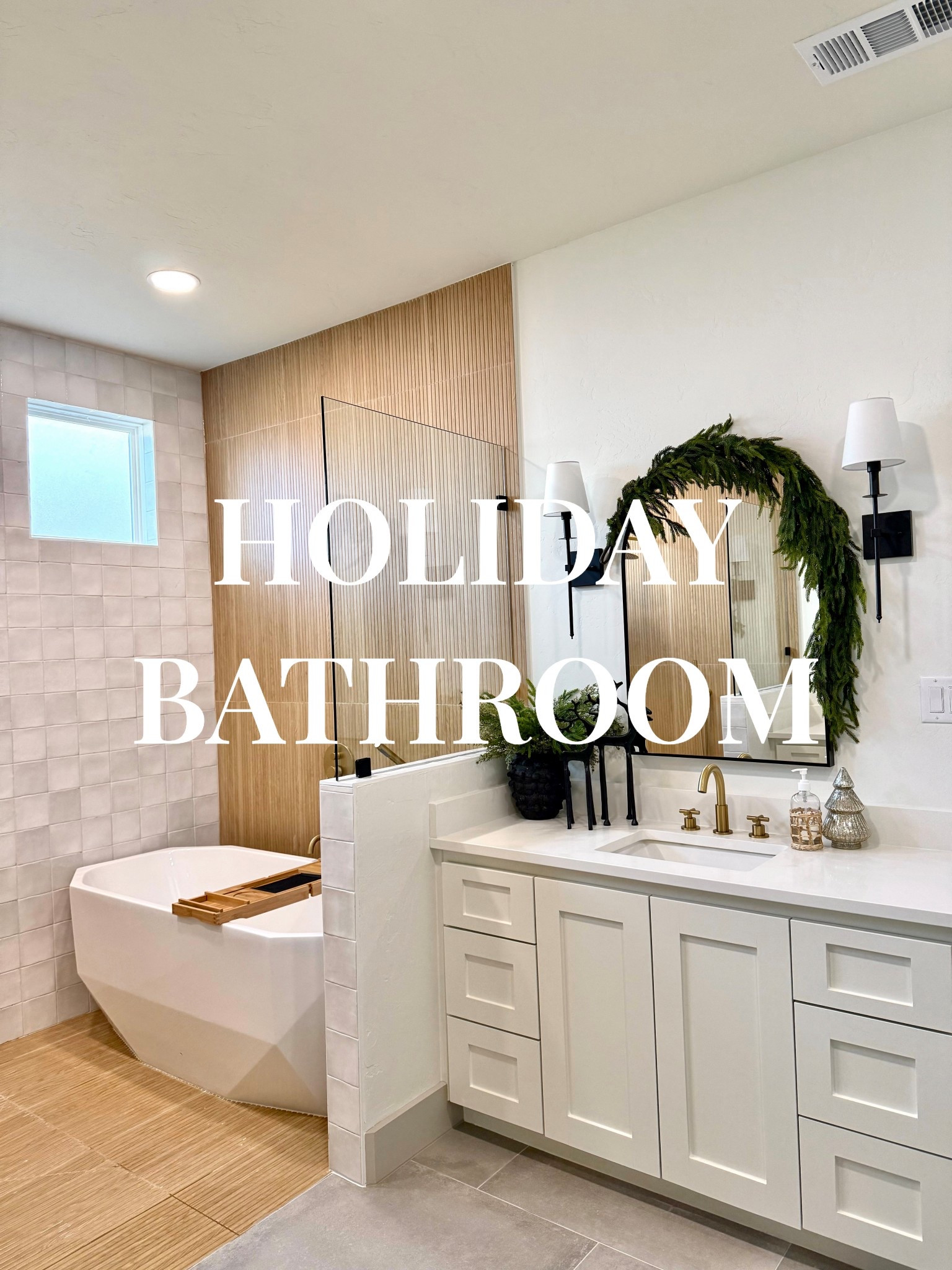 Sharing my holiday bathroom decor. 🛁🌲

holiday decor, norfolk garland, holiday tree, studio mcgee

#LTKHoliday #LTKSeasonal