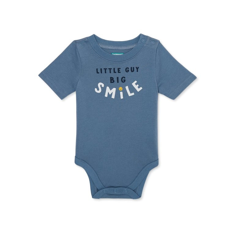 Garanimals Baby Boys Graphic Print Bodysuit with Short Sleeves, Sizes 0-24 Months | Walmart (US)