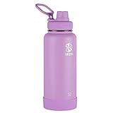 Takeya Actives Insulated Stainless Steel Water Bottle with Spout Lid, 32 Ounce, Lilac | Amazon (US)