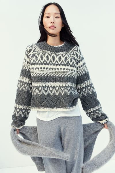 Jacquard-knit Sweater | H&M (US + CA)
