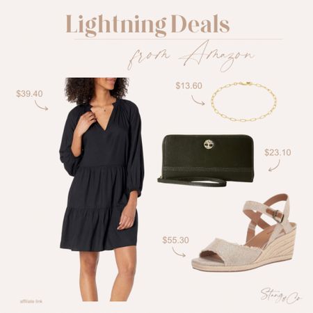 Lightning deals from Amazon include this mini dress, paper clip bracelet, clutch wallet, and espadrille sandals. These are limited time deals, so act fast if you see something you like!

Amazon fashion, ootd, summer outfit, spring outfit

#LTKsalealert #LTKfindsunder50 #LTKstyletip