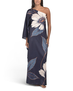 One Shoulder Floral Caftan | Women | Marshalls | Marshalls