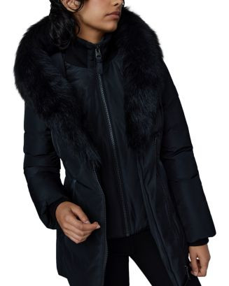 Mackage Adali Hooded Shearling Down Jacket  | Bloomingdale's Women | Bloomingdale's (US)