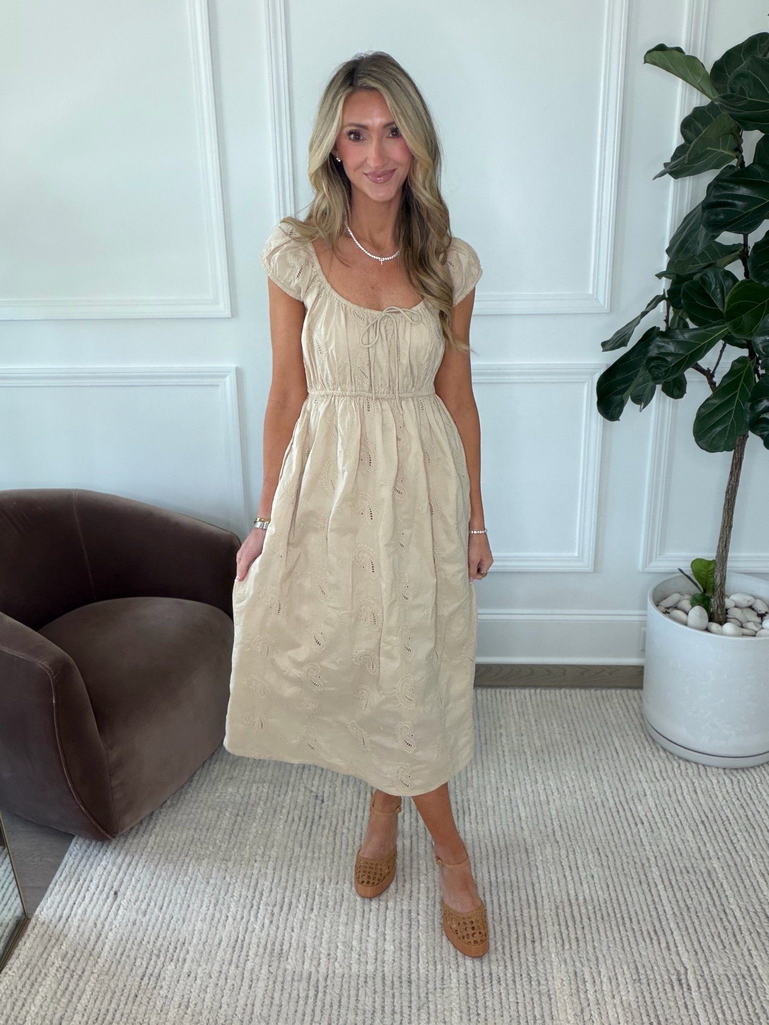 The prettiest dress for the summer to fall transition!

#LTKootd #LTKgrwm #LTKSaleAlert