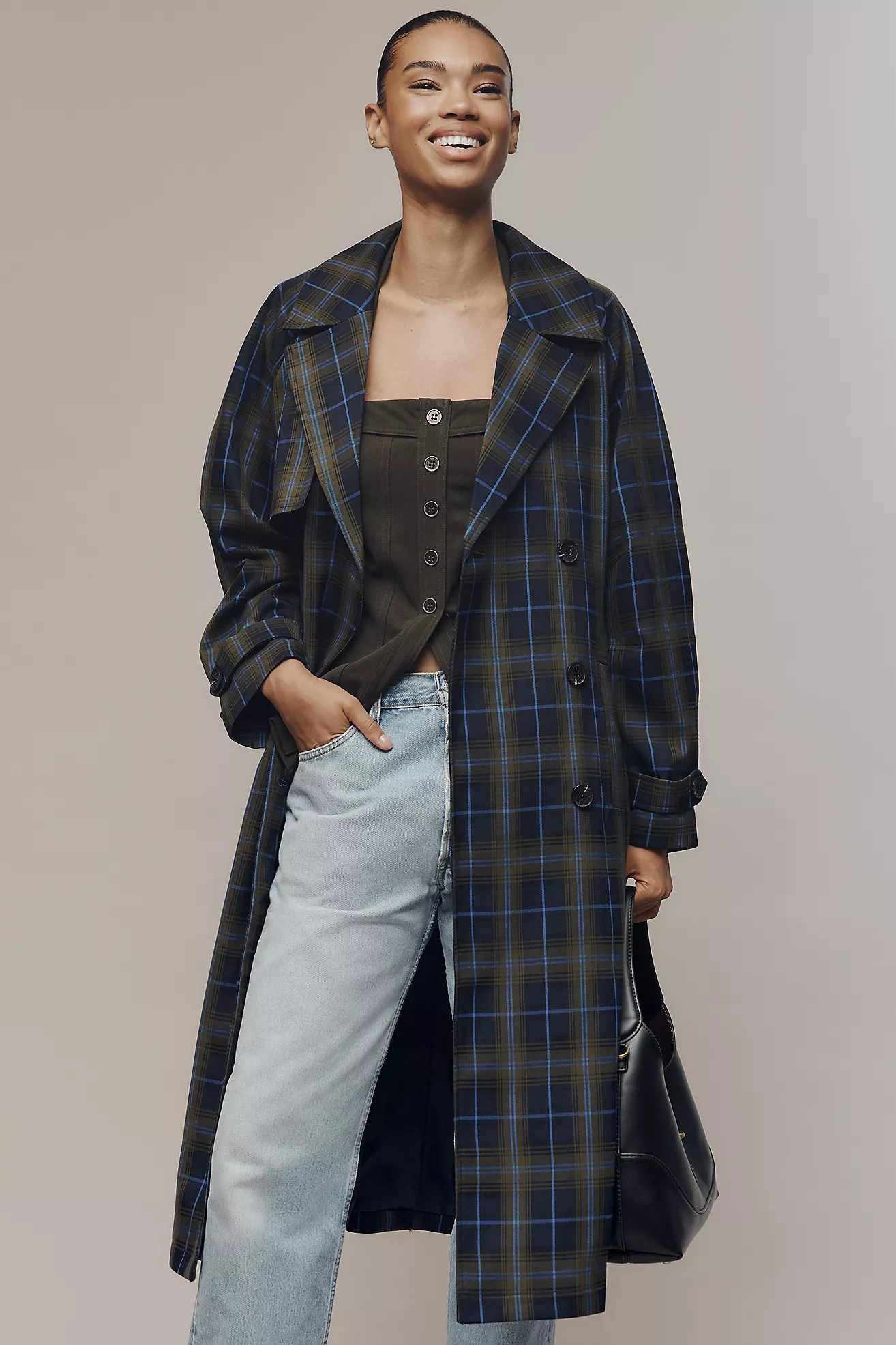 Avec Les Filles Belted Trench Coat | Anthropologie (US)