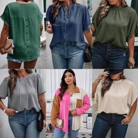 Affordable plus size work blouses perfect for business casual outfits. These are $10-17 each so such a good deal!! 

Shein | Shein curve | work wear | work outfit | biz casual | office wear | blouse | plus size | size 18 | size 20 | size 22 | curvy 

#LTKcurves #LTKunder50 #LTKworkwear