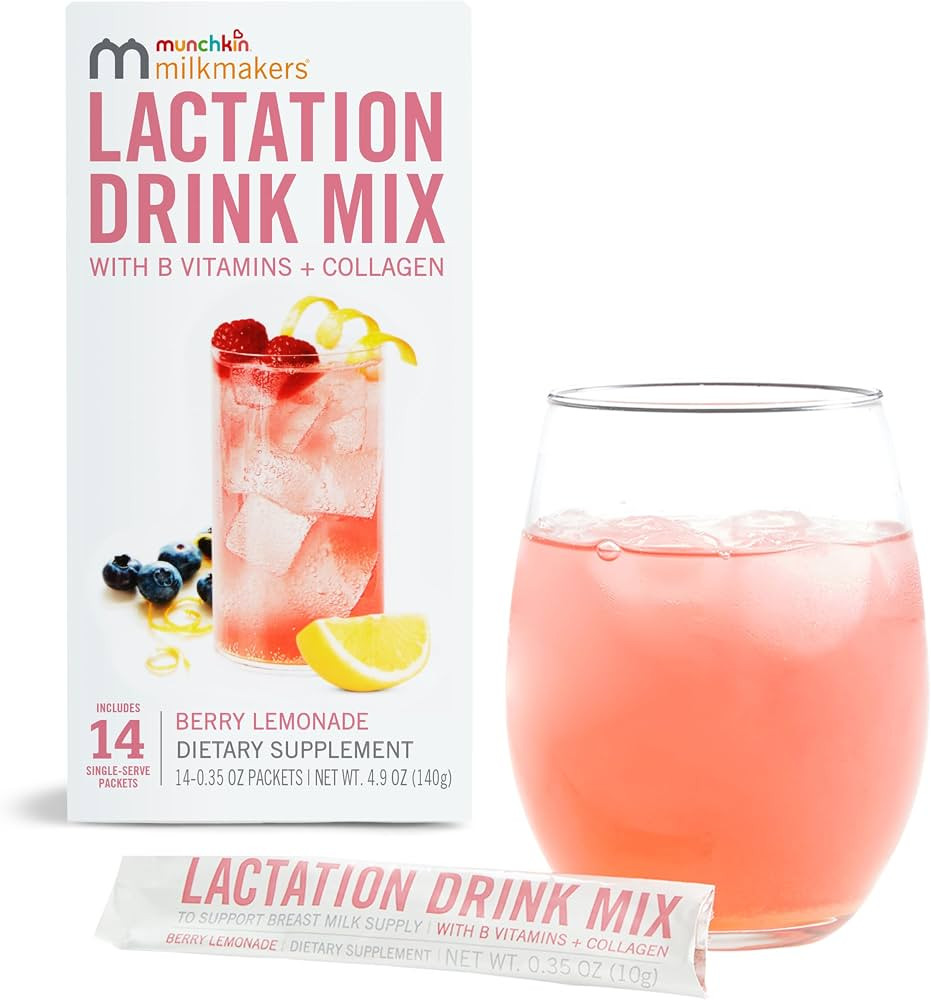 Munchkin® Milkmakers® Lactation Drink Mix Supplement with B Vitamins/Collagen/Fenugreek & Milk ... | Amazon (US)