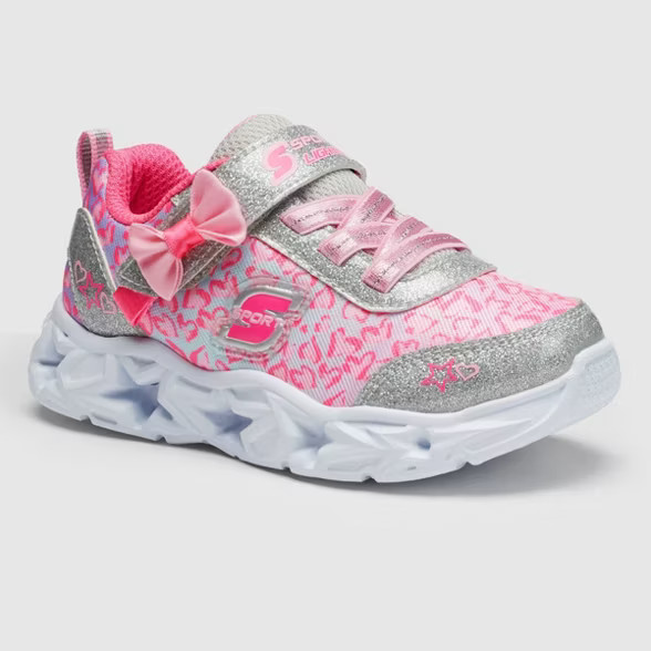 Toddler Girls' S Sport by Skechers Olyvia Light-Up Sneakers - Pink | Target