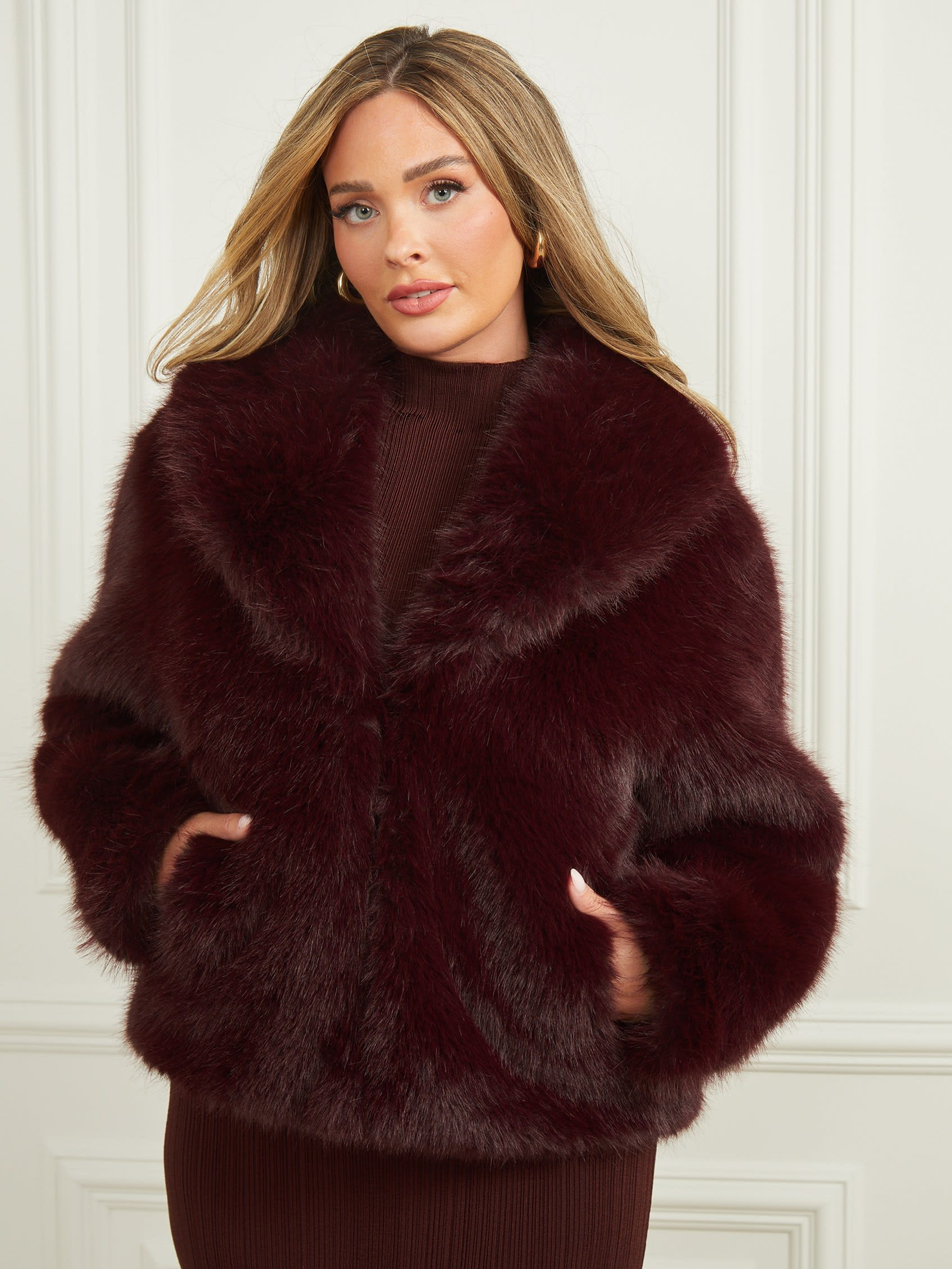 MARCIANO Audrey Faux-fur Coat | Guess (US)