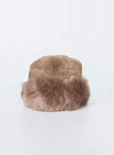 Veruca Fluffy Hat Brown | Princess Polly US