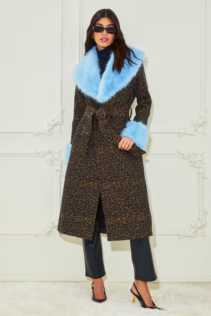 X UNREAL FUR LUXE LEOPARD COAT | FashionPass