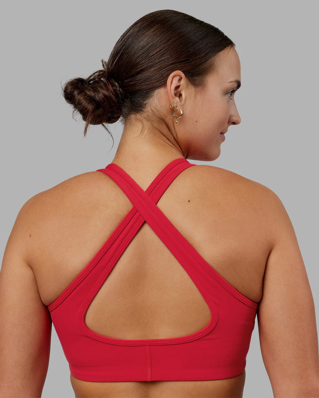 Stamina Sports Bra - Scarlet | LSKD | LSKD