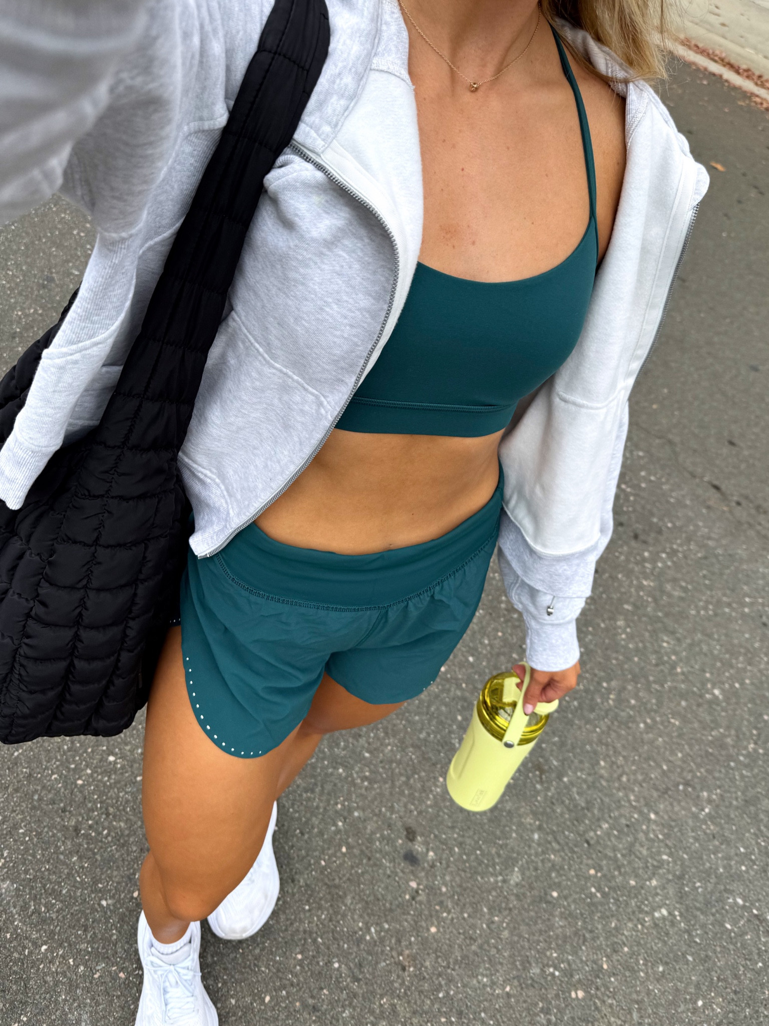 Lululemon sports bra
Lululemon shorts
Lululemon jacket
Free people bag
Brümate bottle
Hoka shoes

#LTKActive #LTKFitness #LTKSeasonal
