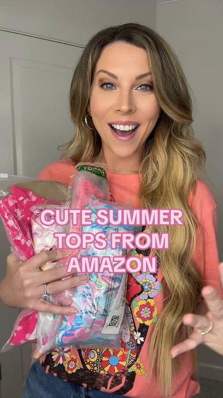 Cute Summer tops from Amazon. All would be so cute with shorts for the weekend or dressed up for work.
Wearing a small in all.

#LTKVideo #LTKworkwear #LTKfindsunder50