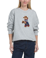 Western Bear Crew Neck Sweatshirt | Juniors | Marshalls | Marshalls