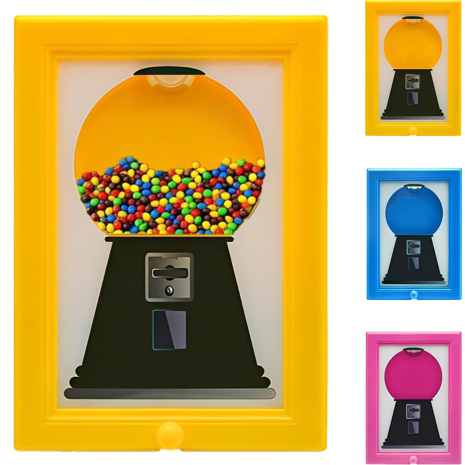Candy Dispenser Picture Frame, Hanging Photo Frame Candy Machine Dispenser the handy gumball mach... | Amazon (US)