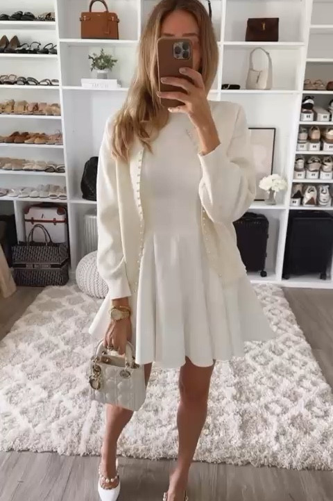 This is the outfit I’m wearing tonight! White on white Miami chic event! This dress it’s gorgeous and feminine! Everything runs true to size and I’m wearing size small

#LTKSeasonal #LTKU #LTKStyleTip