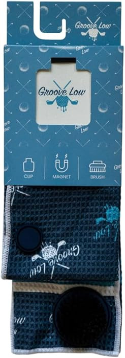Golf Towel with Magnet, Metal Clip and Brush - 40" L x 16.9" W, Extra Large Microfiber Magnetic T... | Amazon (US)