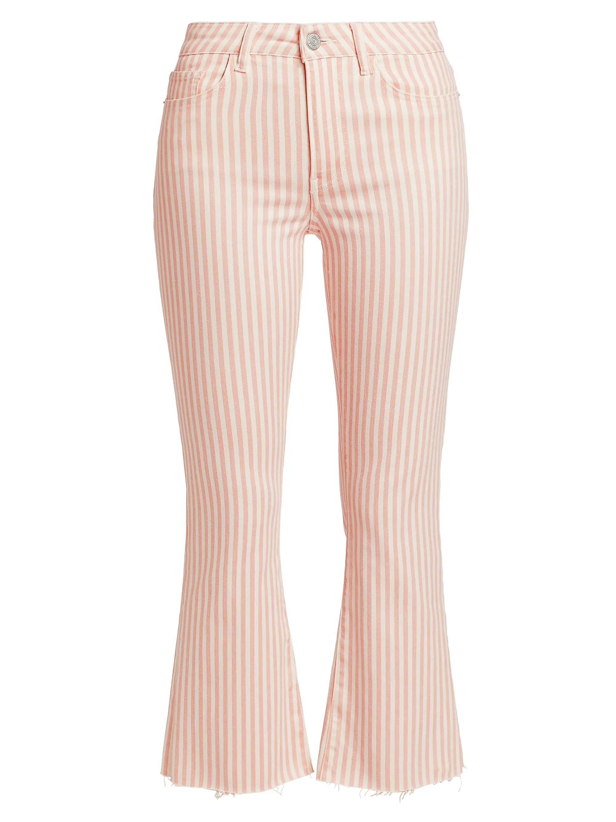 Le Crop Mini Boot Cabana Stripe Pants | Saks Fifth Avenue