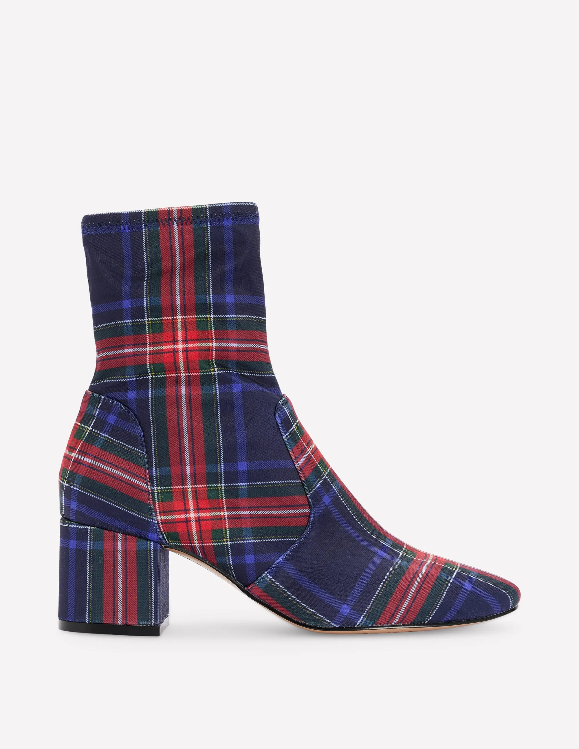 Stretch Ankle Boots-Tartan | Boden (US)