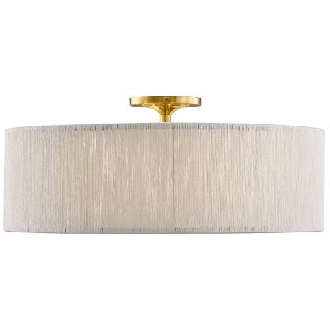 Maynard 4-Light Ceiling Light in Warm Brass | Lamps Plus