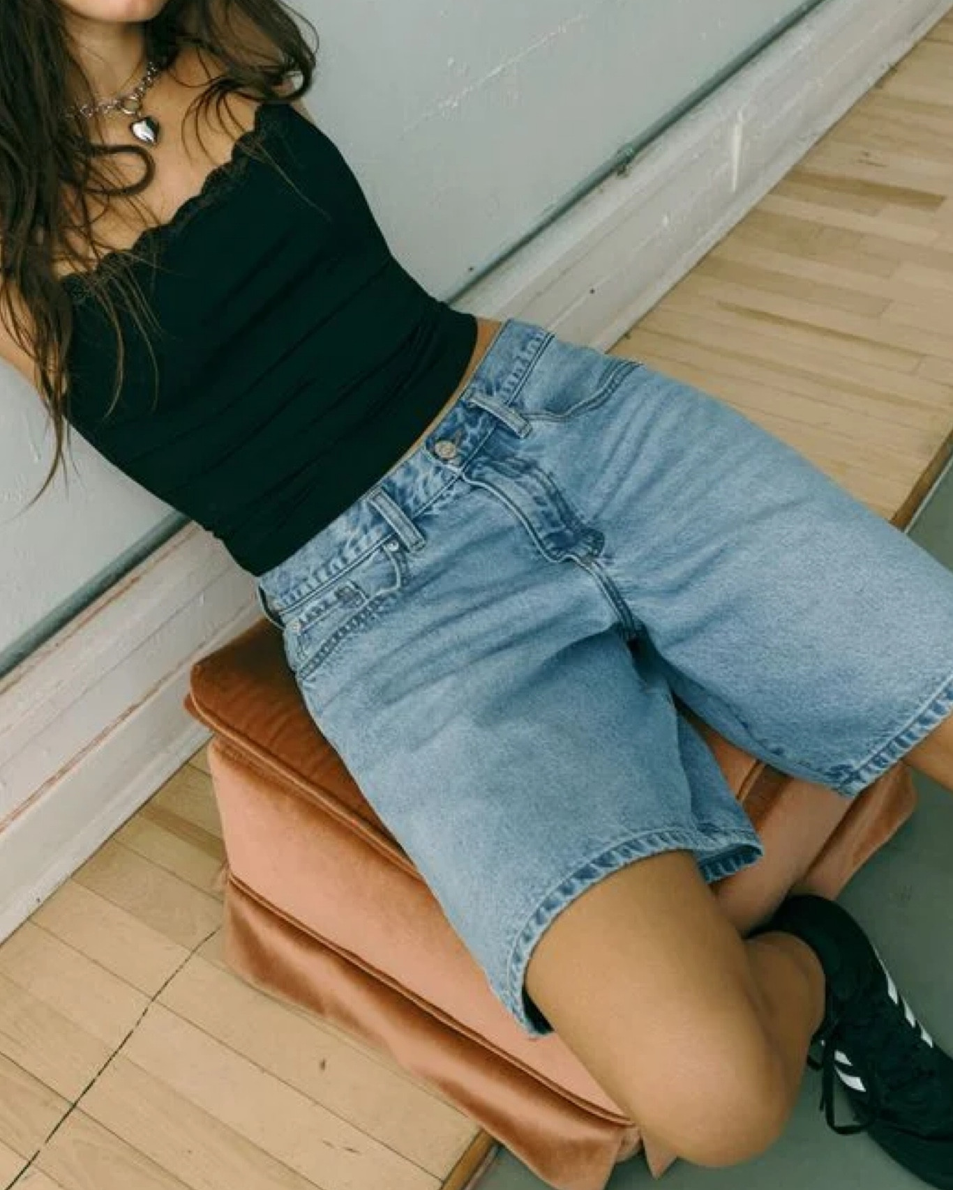 Jean short Inspiration 💙 perfect for this spring/summer