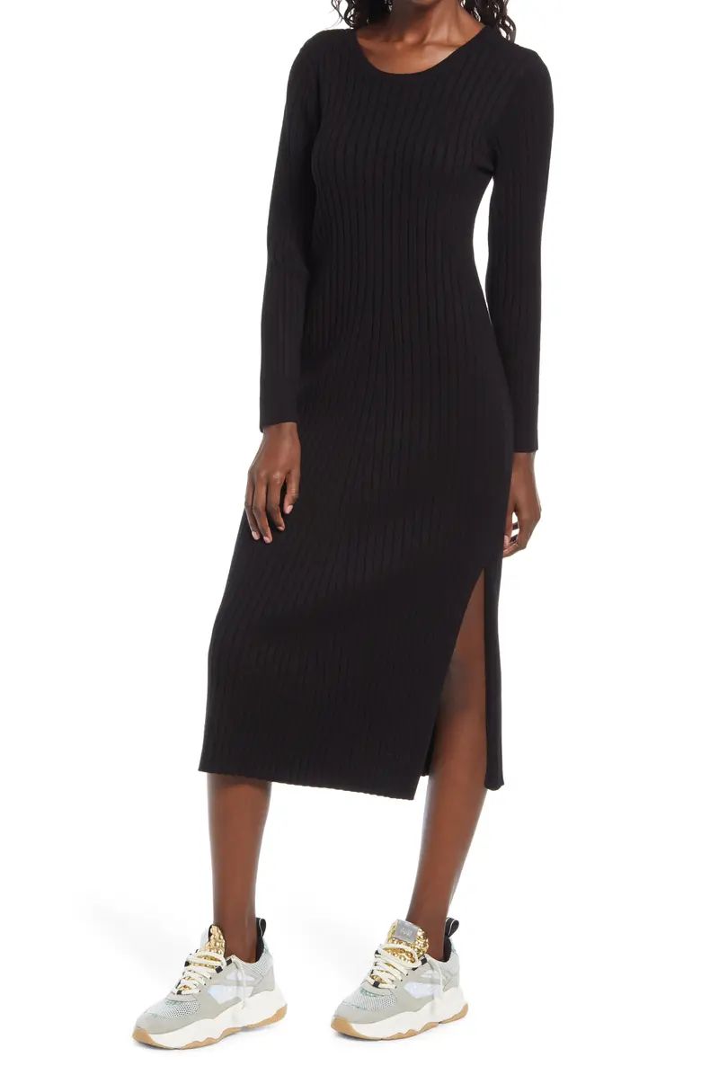 x BFF Hollie Long Sleeve Sweater Dress | Nordstrom